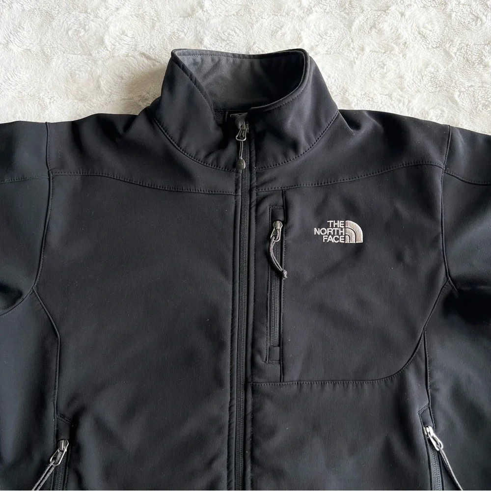 The North Face Jacket Coat Mens Medium Black Apex Bionic Softshell Gorpcore Zip
